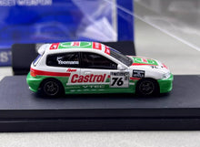 Load image into Gallery viewer, SW 1:64 Green White Civic EG6 Hatchback Sports Model Diecast Metal Car New Collection
