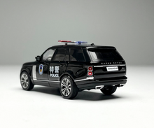Load image into Gallery viewer, Masdi 1:64 Black Police Range Rover SUV Sports Model Diecast Metal Car New Collection
