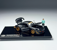 Load image into Gallery viewer, HG 1:64 Matte Black RWB 930 Figure Sports Open Model Diecast Metal Car New Collection

