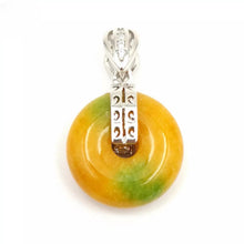 Load image into Gallery viewer, Nature Jade Round Pendant Necklace Gift Jewelry charm Blessing Lucky Accessory C
