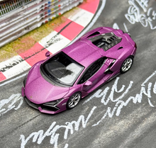 Load image into Gallery viewer, Minigt 1:64 Purple Revuelto Viola Racing Sports Model Diecast Metal Car New Collection
