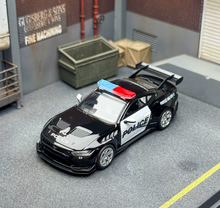 Load image into Gallery viewer, CM 1:64 Mustang GTD Police Coupe Sports Model Diecast Metal Car New Collection
