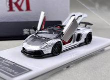 Load image into Gallery viewer, RM 1:64 Silver Aventador LP700-4 LBWK Sports Model Diecast Metal Car New Collection
