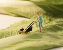 Load image into Gallery viewer, 1:64 Painted Figure Model Miniature Resin Diorama Sand Gardener Worker Pruning
