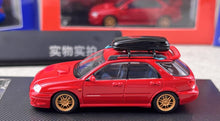 Load image into Gallery viewer, 1:64 Furuya Red Impreza WRX STI VIII 8 Wagon Sport Model Diecast Metal Car
