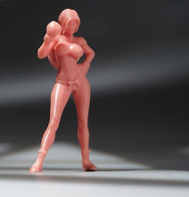 Load image into Gallery viewer, 1:64 Painted Unpainted Figure Model Miniature Resin Diorama Sand Boxer Girl Lady
