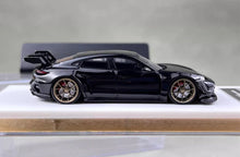 Load image into Gallery viewer, 404Error 1:64 Black Taycan Roof Box Racing Sports Model Diecast Resin Car New Collection
