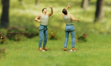Load image into Gallery viewer, 1:64 Painted Figure Model Miniature Resin Diorama Sand Hiker Climber Backpacker New Collection
