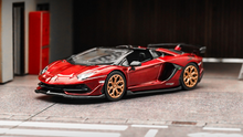 Load image into Gallery viewer, MINIGT 1:64 Red Aventador SVJ Roadster Racing Sport Model Toy Metal Car 506
