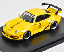 Load image into Gallery viewer, XF 1:64 Yellow RWB 993 Racing Sports Classic Diecast Model Metal Car New Collection
