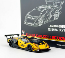 Load image into Gallery viewer, HH 1:64 Yellow Essenza SCV12 Racing Sports Model Diecast Metal Car New Collection
