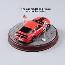 Load image into Gallery viewer, 1:64 Painted Car Model Base Miniature Diorama Sand Scenario Grey brick Road Toy
