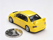 Load image into Gallery viewer, Masdi 1:64 JDM Yellow Lancer Evo VIII 8 Sports Model Diecast Metal Car Box New Collection
