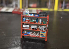 Load image into Gallery viewer, 1:64 Painted Figure Model Miniature Resin Sand Tool Cabinet Hammer Wrench Set Collection
