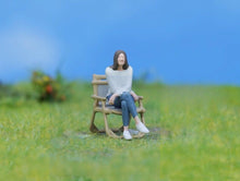 Load image into Gallery viewer, 1:64 Painted Figure Model Miniature Resin Diorama Camping Outdoor Picnic BBQ Toy Collection
