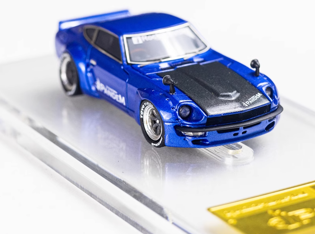 IG 1:64 Blue JDM Fairlady Z S30 Pandem Sports Model Diecast Resin Car New Collection