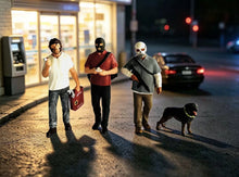 Load image into Gallery viewer, 1:64 Painted Figure Mini Model Miniature Resin Diorama Robber Gangster Set Mask
