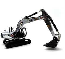 Load image into Gallery viewer, 1:76 Silver JCB Construction Excavator Digger Model Diecast Metal New Collection
