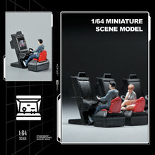 Load image into Gallery viewer, 1:64 Painted Figure Mini Model Miniature Resin Diorama Game Center Boy Playing New Scene
