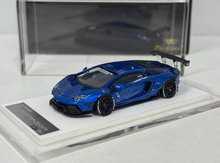 Load image into Gallery viewer, Onemodel 1:64 Plating Blue LP700 Aventador LB Sports Model Diecast Resin Car

