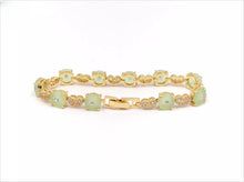 Load image into Gallery viewer, Nature Jade Beaded Bracelet Jewelry Blessing Lucky Fortune Gift For Her Green N
