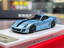 Load image into Gallery viewer, DMH 1:64 Ice Blue 599 GTO Racing Sports Model Diecast Resin Car New Collection
