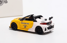 Load image into Gallery viewer, Mortal 1:64 Yellow S660 Mooneyes Convertible Sport Model Diecast Metal Car New Collection
