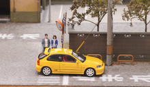 Load image into Gallery viewer, FH 1:64 Yellow Civic Type R EK9 Hatchback Sport Model Diecast Metal Car New Collection
