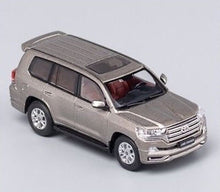 Load image into Gallery viewer, GCD 1:64 Grey Toyota Land Cruser LC200 SUV Model Toy Diecast Metal Car Display Box
