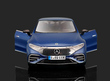 Load image into Gallery viewer, Maisto 1:27 Blue 2022 EQS EV Sedan Sports Model Toy Diecast Metal Car BN
