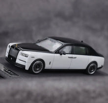 Load image into Gallery viewer, Banana 1:64 Black White Phantom VIII Centenary Model Diecast Metal Car New Collection
