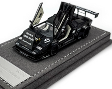 Load image into Gallery viewer, Topart 1:64 Black LBWK Countach #41 Racing Sports Model Diecast Metal Car New Collection
