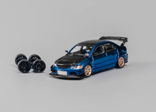Load image into Gallery viewer, CM 1:64 Blue Carbon Lancer Evo 9 IX Voltex Sports Model Diecast Metal Car New Collection
