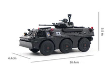 Load image into Gallery viewer, XCARTOYS 1:64 Black SWAT ZSL92 Infantry Fighting Vehicle IFV Model Toy Metal
