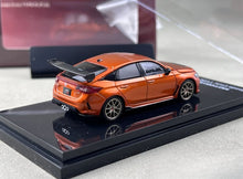 Load image into Gallery viewer, MH 1:64 JDM Orange Civic FL5 R Sports Model Diecast Metal Car New Collection
