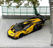 Load image into Gallery viewer, HH 1:64 Yellow Essenza SCV12 Racing Sports Model Diecast Metal Car New Collection
