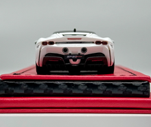 Load image into Gallery viewer, ART 1:64 White SF90 Stradale Hard Top Racing Sport Model Diecast Resin Car New Collection
