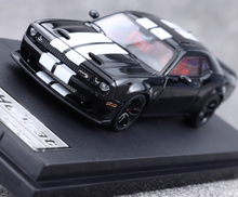Load image into Gallery viewer, SH 1:64 Black Stripe Challenger SRT Muscle Hellcat Model Diecast Metal Car New Collection

