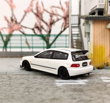 Load image into Gallery viewer, SW 1:64 JDM White EG6 Civic R Hatchback Sports Model Diecast Metal Car New
