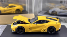 Load image into Gallery viewer, LT 1:64 Yellow 812 Novitec N-Largo Racing Sports Model Diecast Metal Car New Collection
