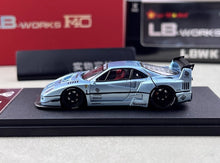 Load image into Gallery viewer, Star 1:64 Ice Blue F40 LBWK Racing Sports Model Diecast Metal Car New Collection
