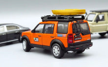Load image into Gallery viewer, GCD 1:64 Orange Discovery 4 SUV Off Road Roof Rack Model Diecast Metal Car New

