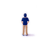 Load image into Gallery viewer, 1:64 Painted Figure Mini Model Miniature Resin Diorama Sand Caual Man Bunny Girl New
