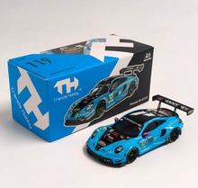 Load image into Gallery viewer, TH 1:64 Blue 911 GT3 R #92 Sports Model Diecast Metal Car New Collection
