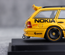 Load image into Gallery viewer, Mortal 1:64 Yellow Taxi S124 MODEII EVO2 Sport Wagon Model Diecast Metal Car
