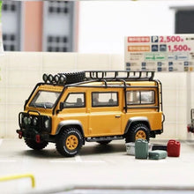 Load image into Gallery viewer, Master 1:64 Yellow Defender Van Camper Sport Model Diecast Metal Alloy Car
