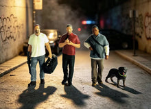 Load image into Gallery viewer, 1:64 Painted Figure Mini Model Miniature Resin Diorama Robber Gangster Set Men
