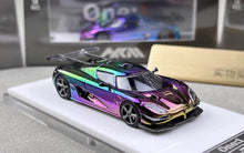 Load image into Gallery viewer, HKM 1:64 Electroplated Green One 1 Racing Sports Model Diecast Metal Car New Collection
