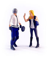 Load image into Gallery viewer, 1:64 Painted Figure Mini Model Miniature Resin Diorama Sand Game Player Lady Toy New
