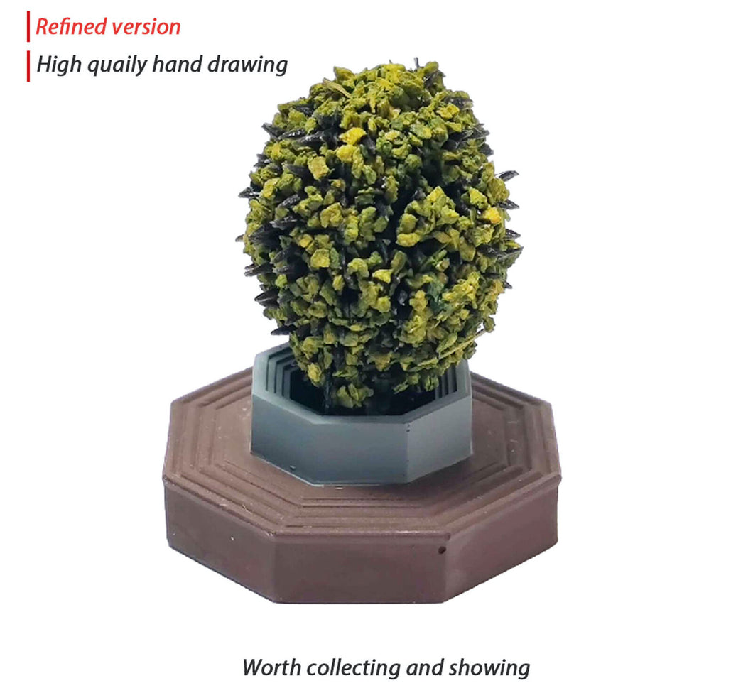 1:64 Painted Figure Mini Model Miniature Resin Diorama Garden Street Parterre